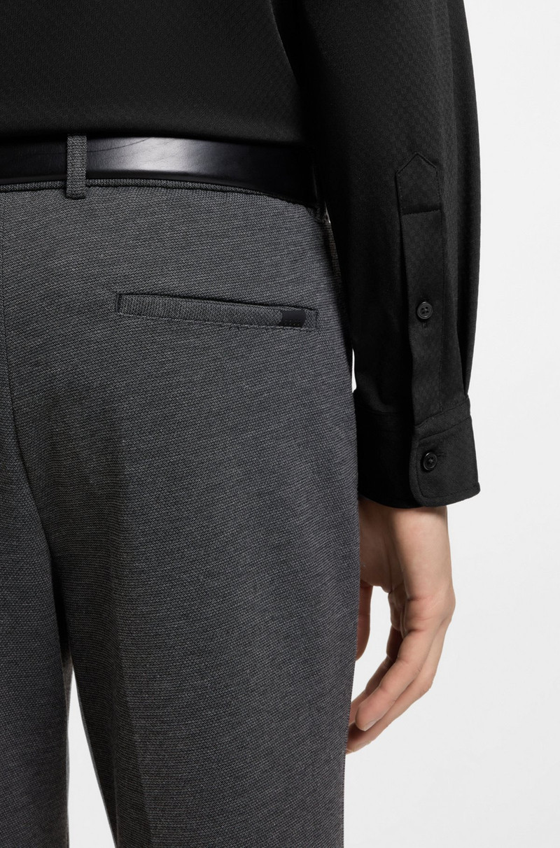 PERFORMANCE-STRETCH SLIM-FIT SHIRT IN STRUCTURED JERSEY 6