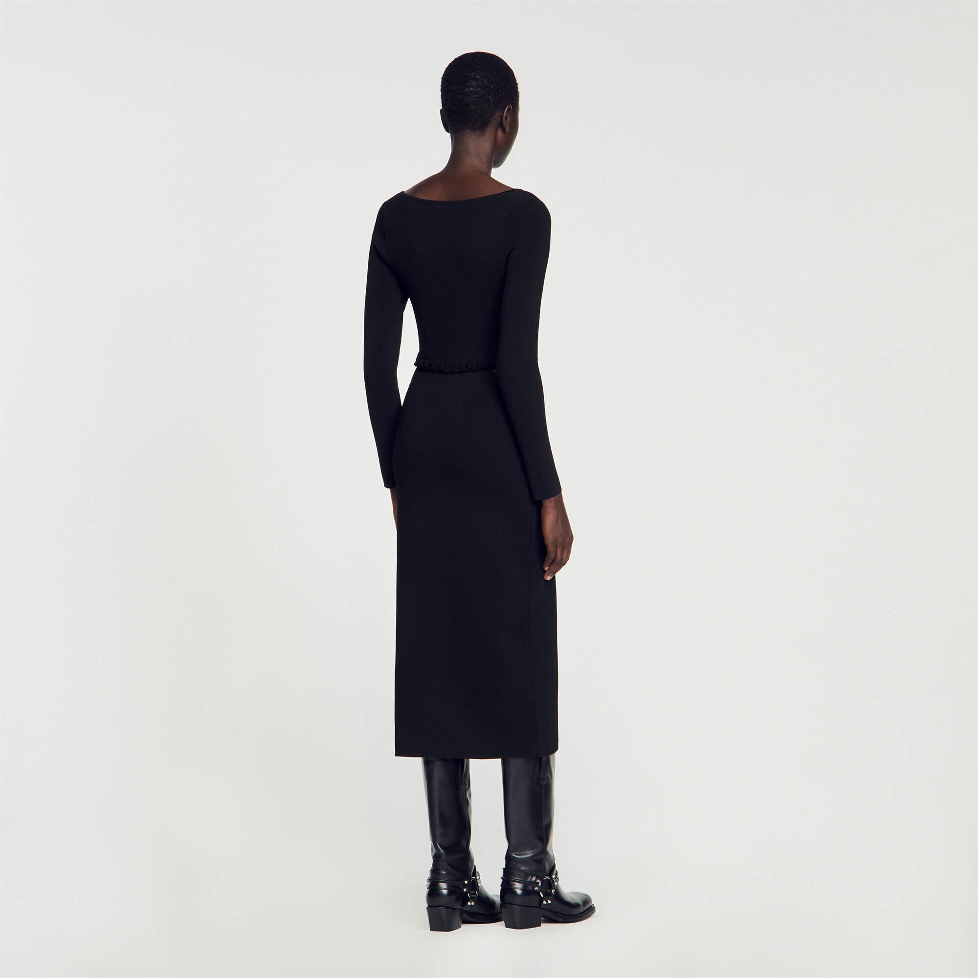 CUTAWAY MIDI DRESS - 6