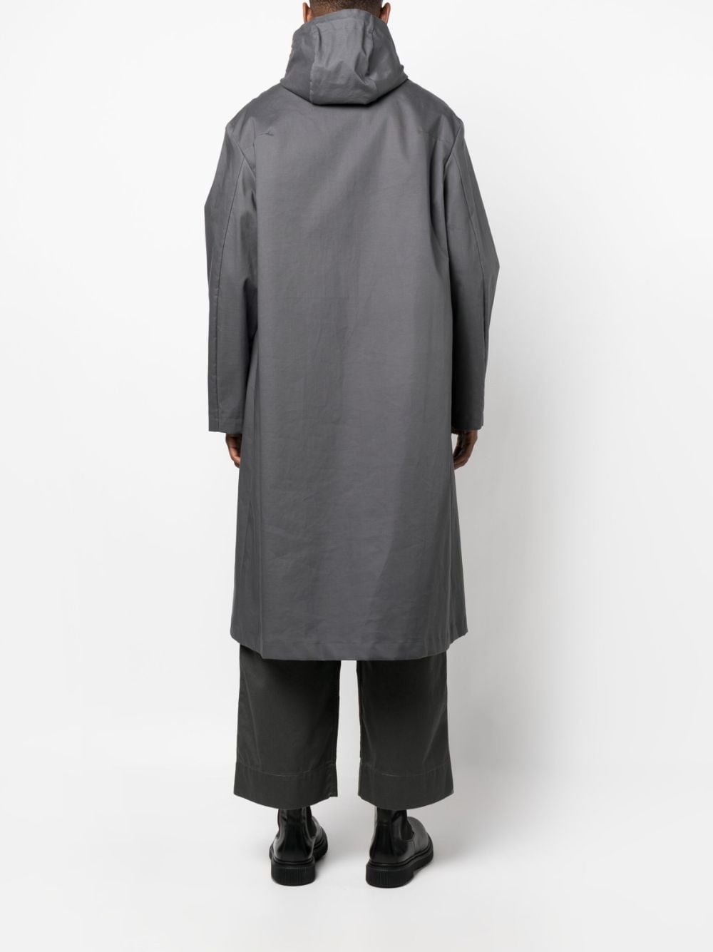 Wolfson hooded raincoat - 4