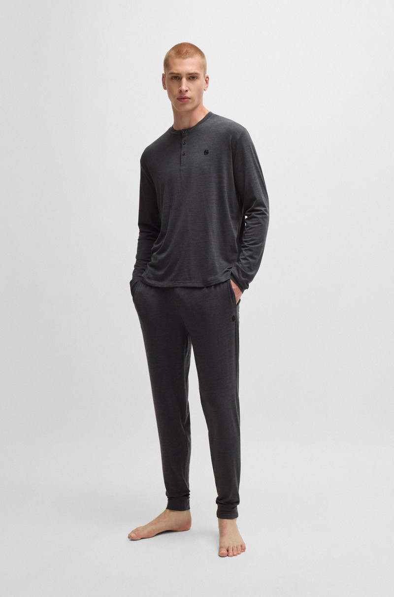 BOSS REGULAR-FIT PAJAMAS WITH EMBROIDERED DOUBLE B MONOGRAMS outlook