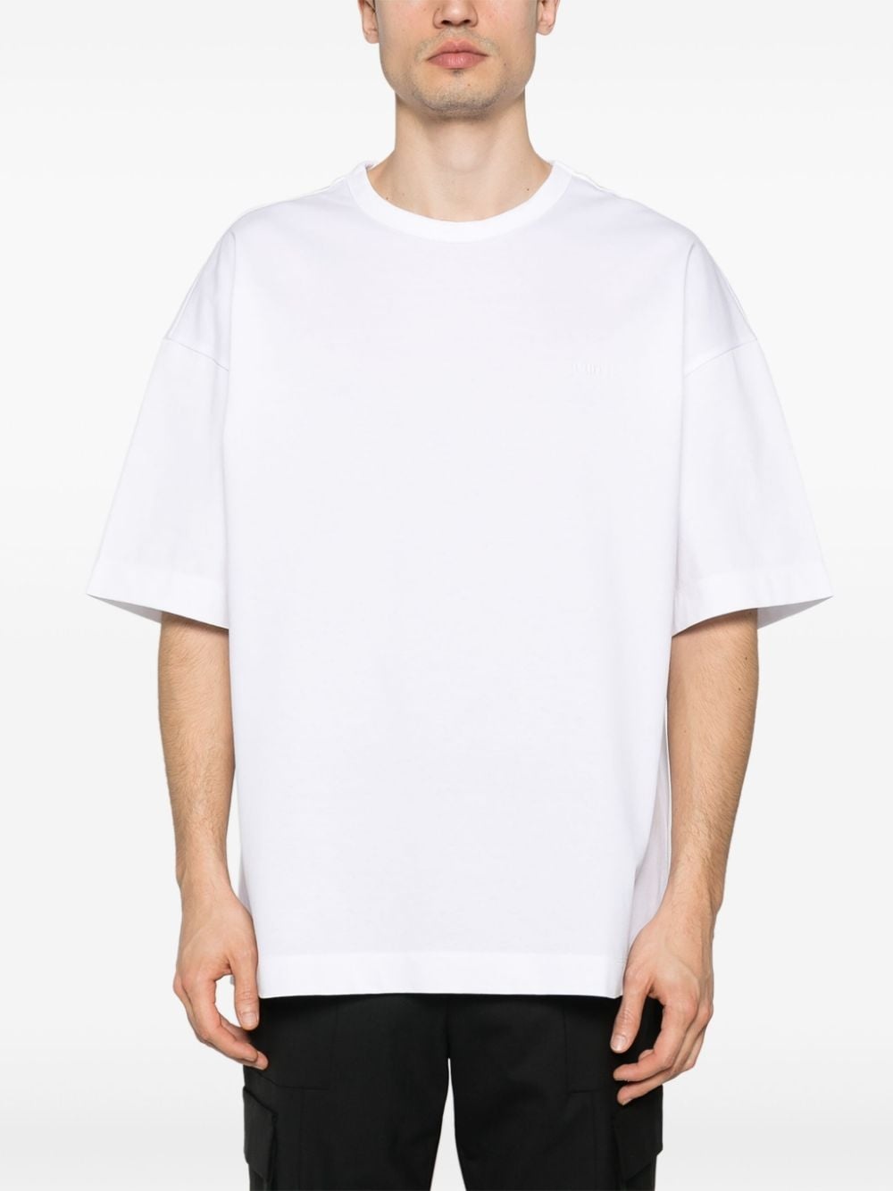 appliquÃ©-logo cotton shirt - 3