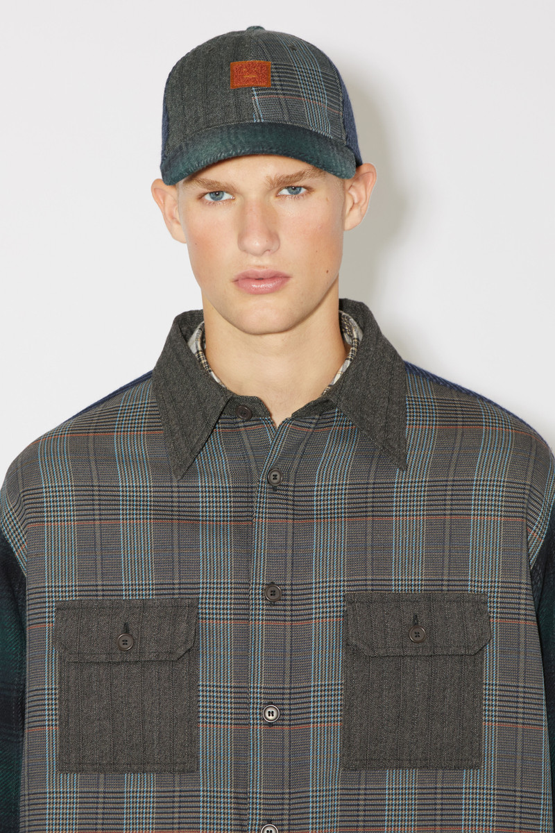 Face patch cap - Blue/green 3