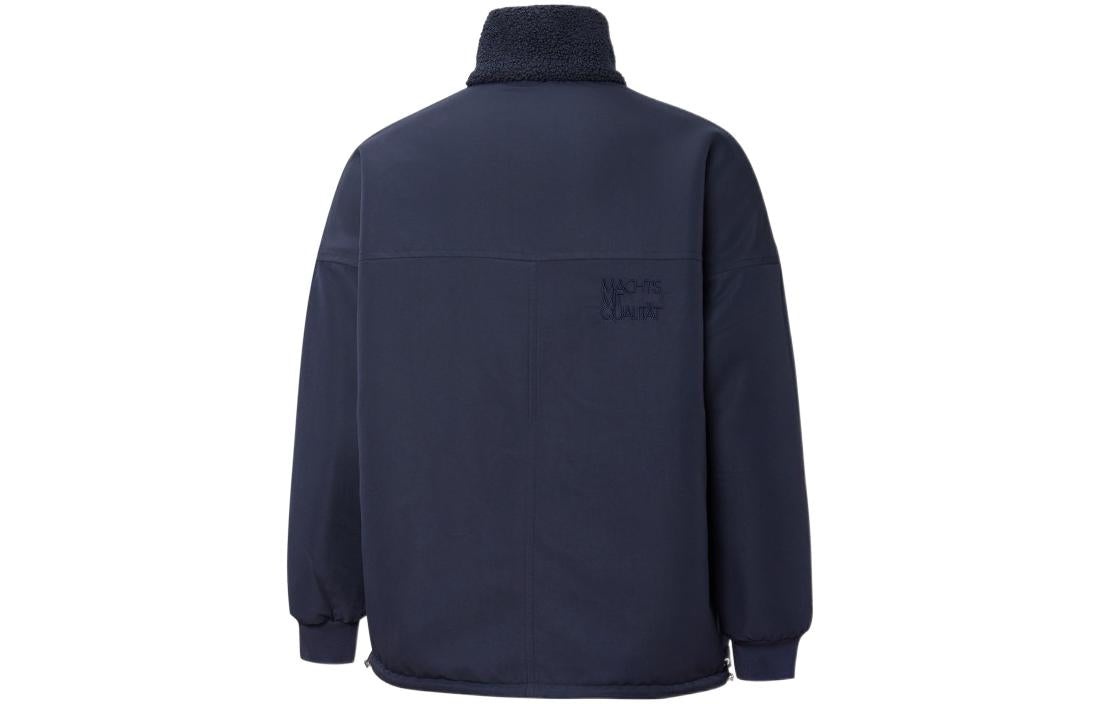 PUMA Mmq lamb's wool Reversible Stand Collar Jacket Couple Style Blue 534744-43 - 2