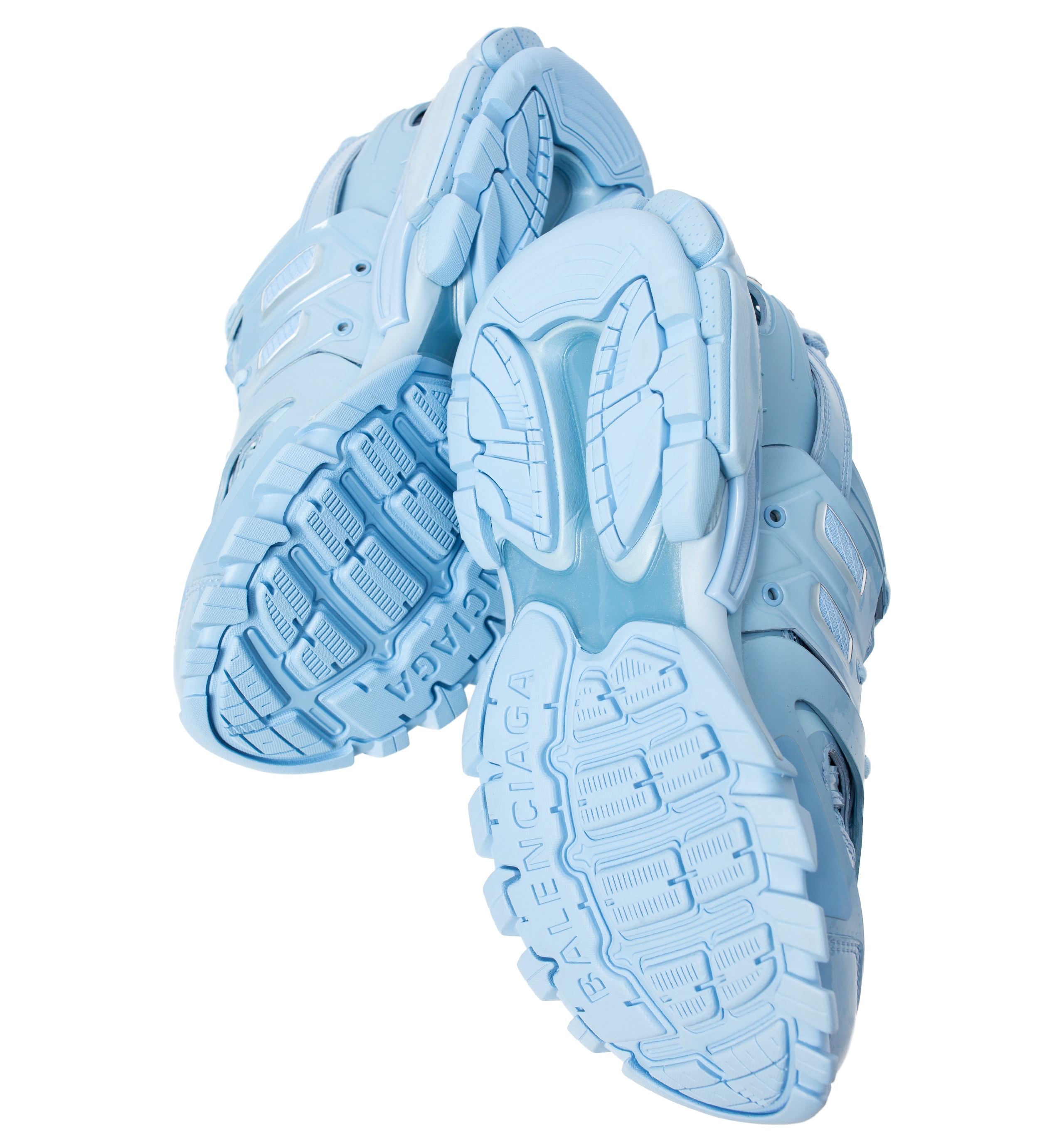 TRACK SNEAKERS IN METALLIC INDIGO - 4