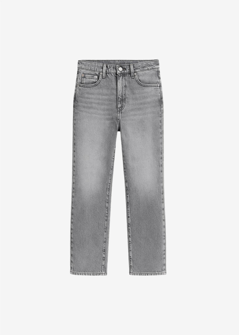 Cig Straight Jeans - Grey Wash 1