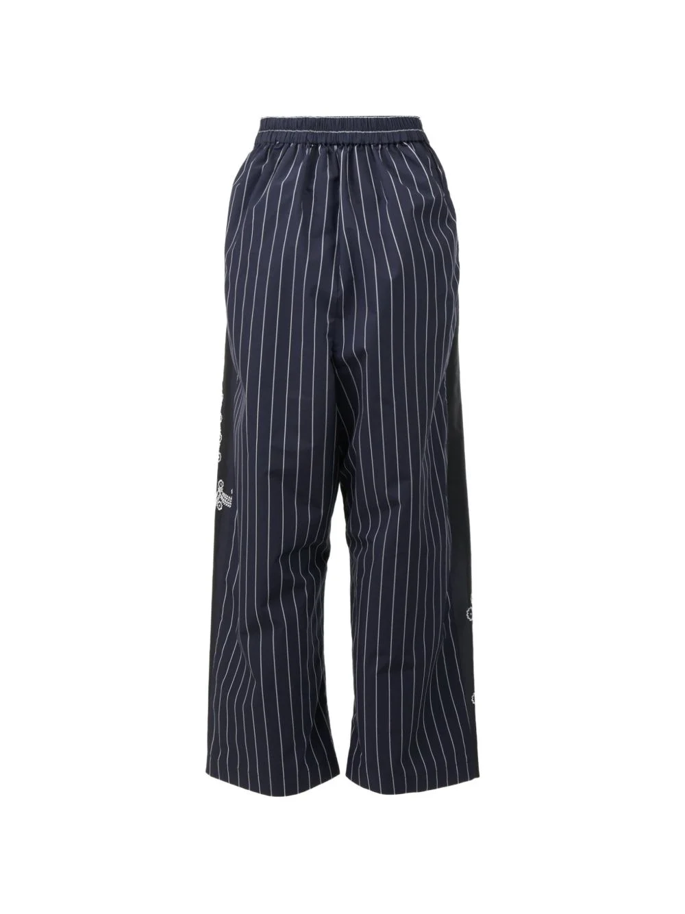 striped-pattern trousers - 1