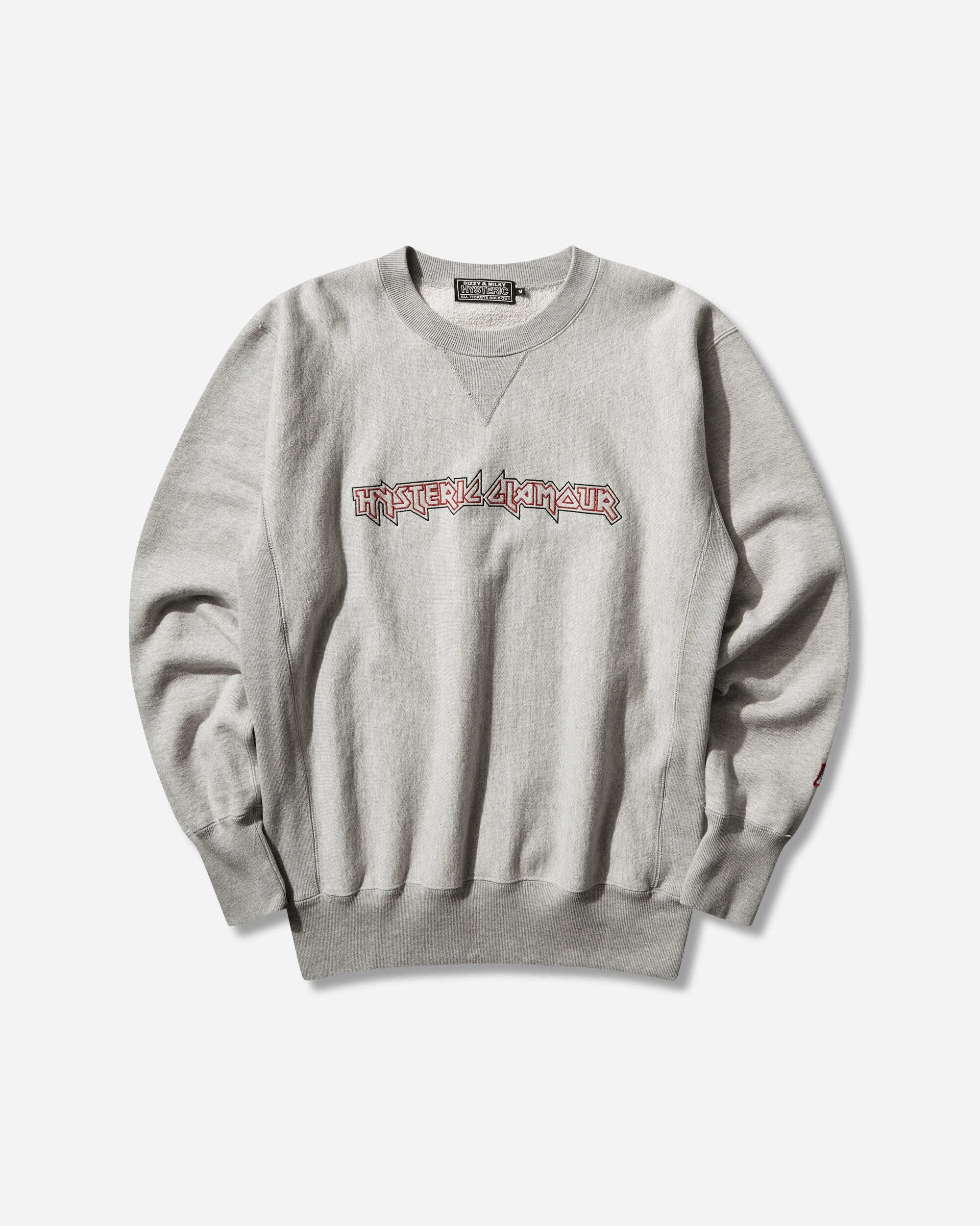 Men's Maiden Logo Embroidered Sweatshirt Grey - 1