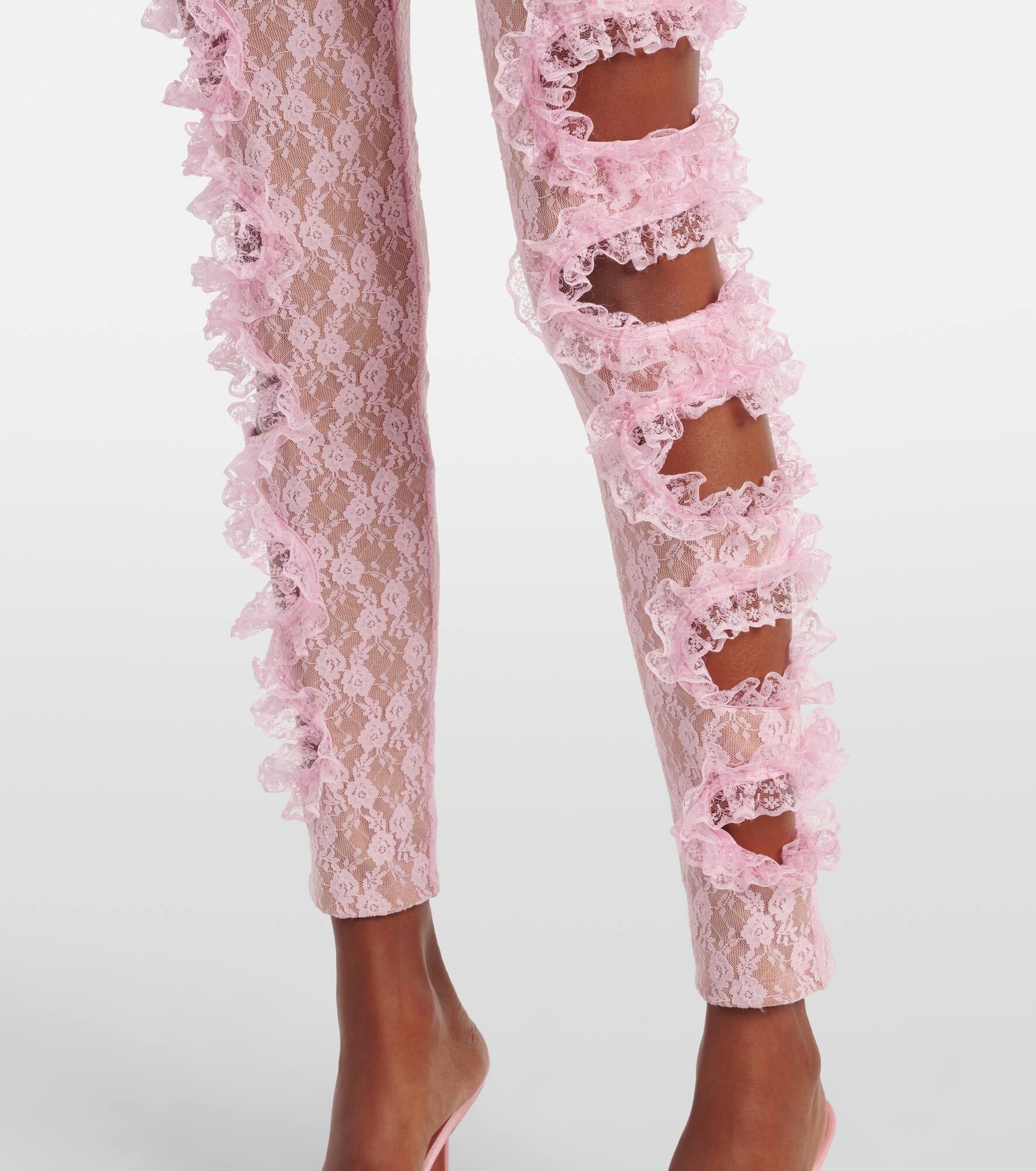 x Christopher Kane cutout lace catsuit - 6