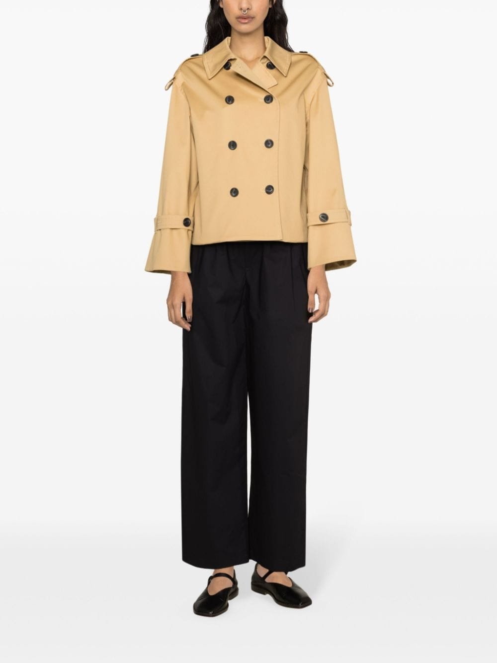 Alisandra double-breasted trench jacket - 2