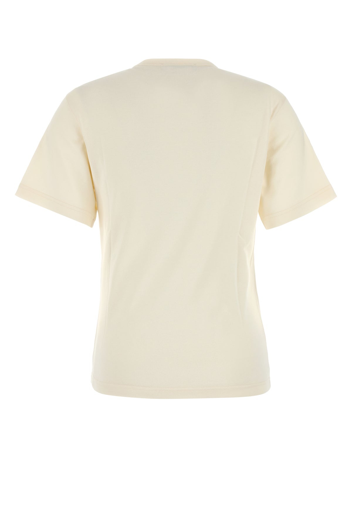 Cream cotton t-shirt - 2