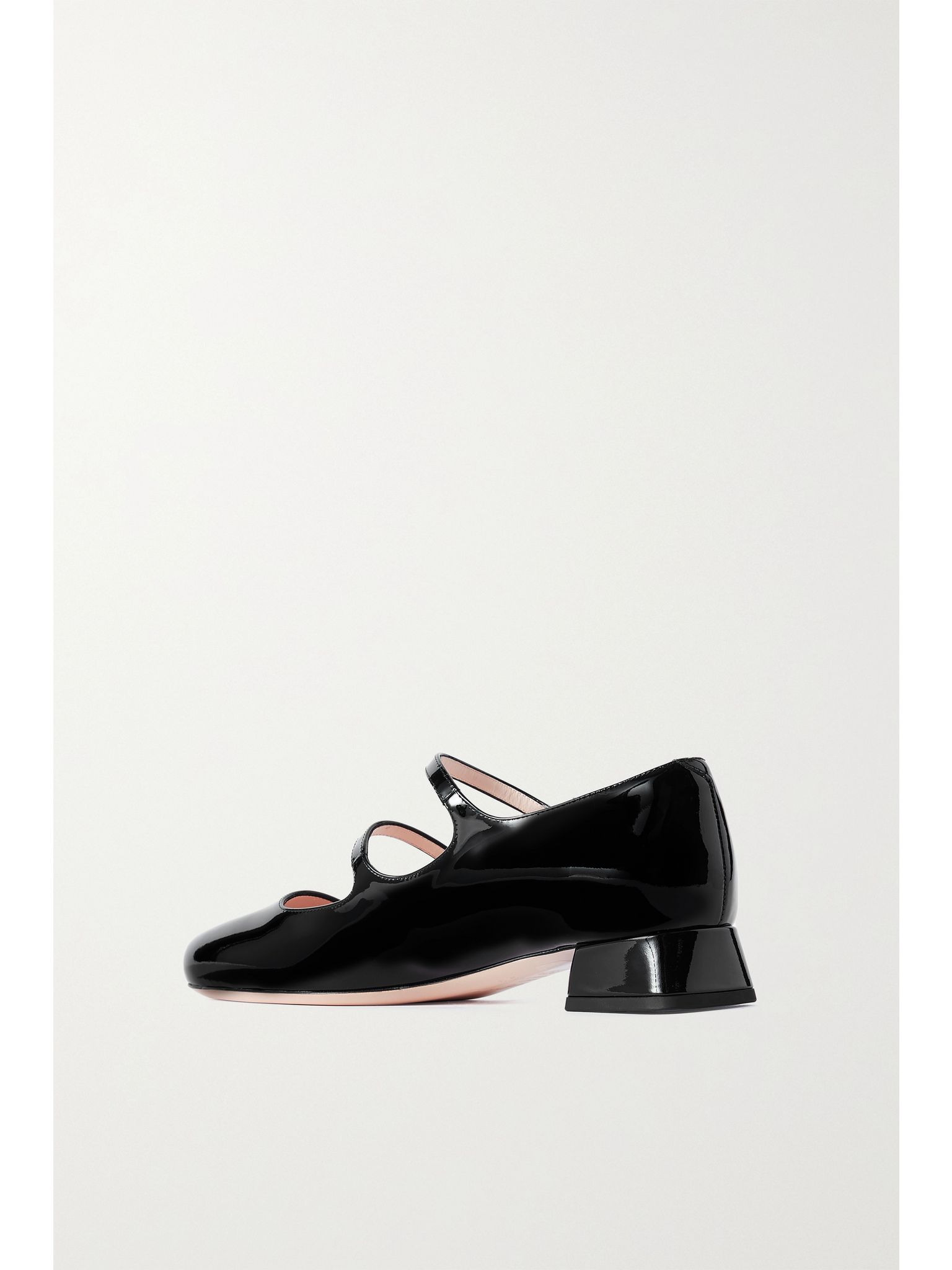 Mini Très Vivier 25 crystal-embellished patent-leather pumps Black - 3