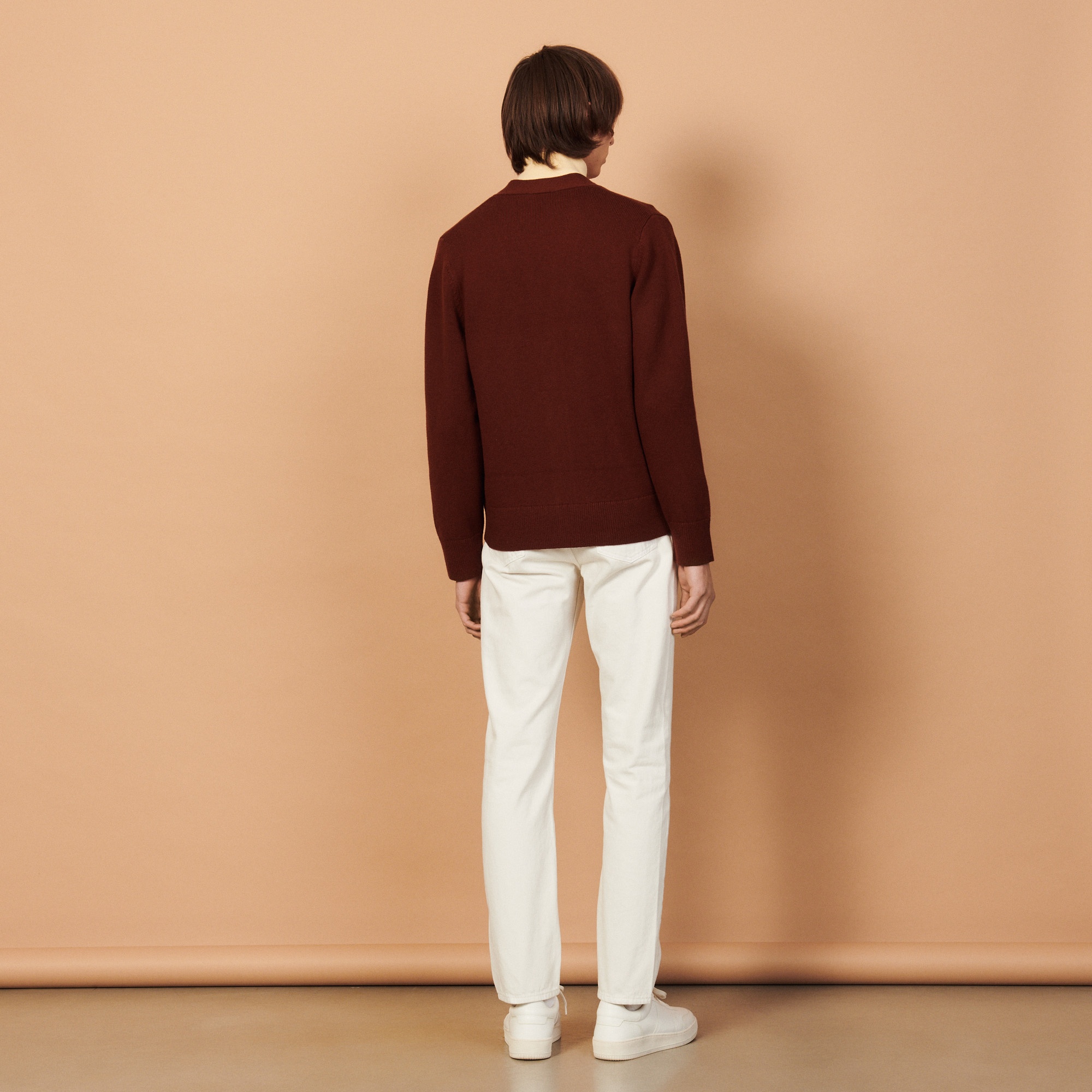Wool cardigan with embroidery - 3
