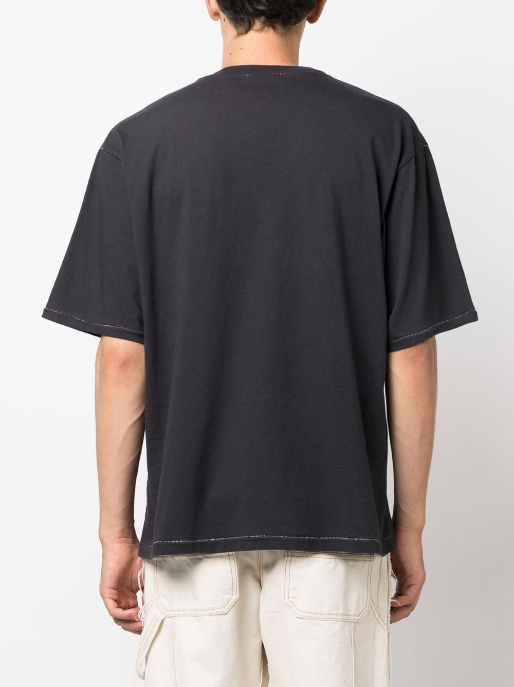 slogan-print cotton T-shirt - 4