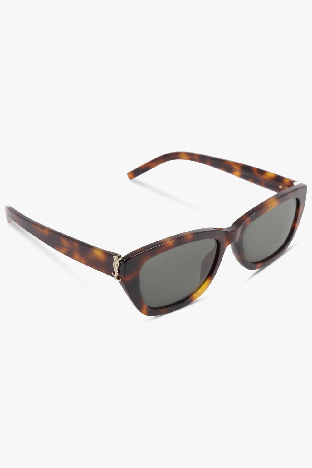 SL M153 RECTANGULAR MONOGRAMME SUNGLASSES | HAVANA BROWN - 2