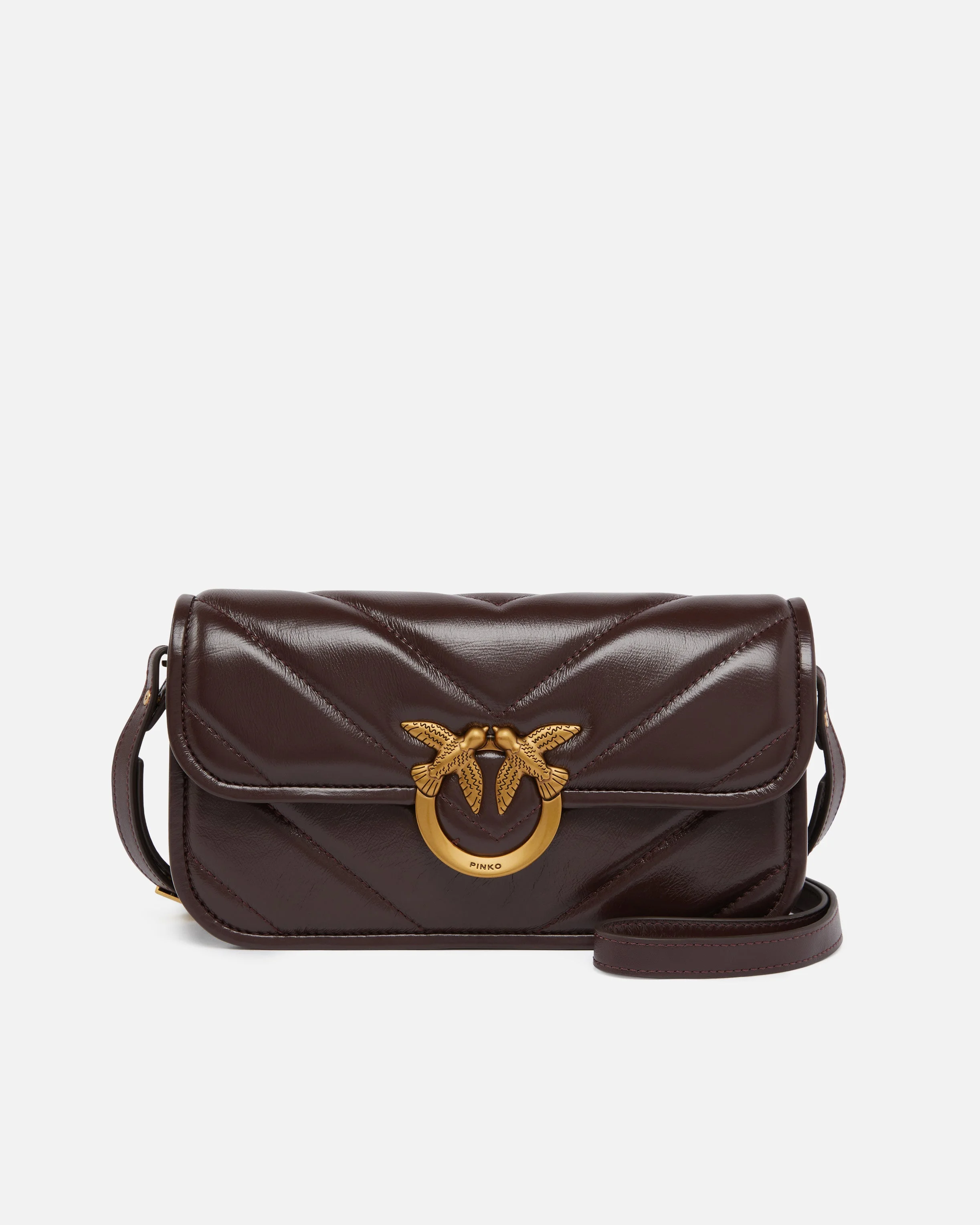 LOVE BAG BOX LARGE HANDBAG IN CHEVRON LEATHER - 1