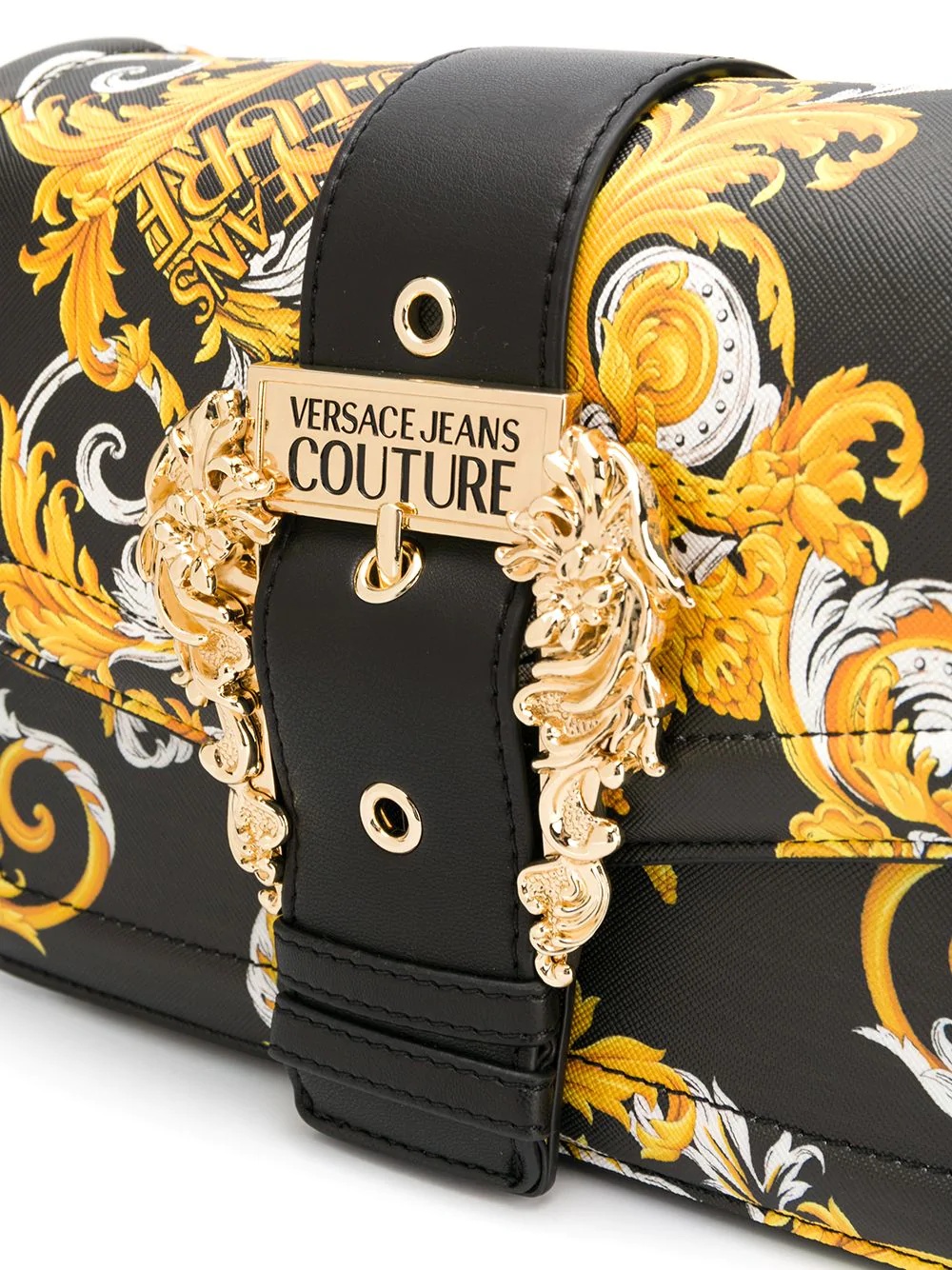 baroque print shoulder bag - 4