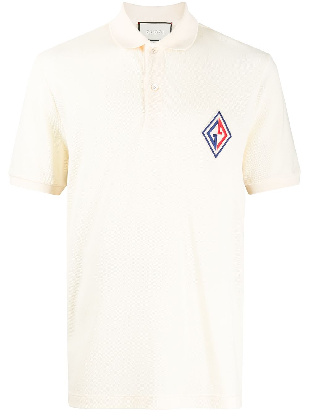 logo patch polo shirt - 1