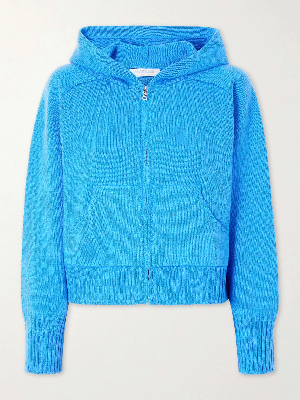 Cashmere Zip-up Hoodie - 1