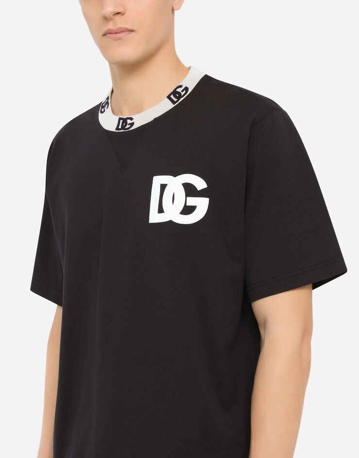 Cotton T-shirt with DG patch - 4