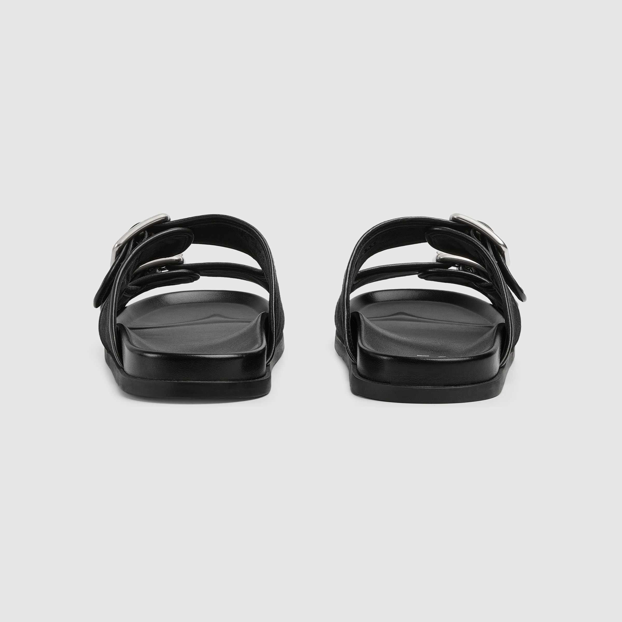 Men's slide sandal with buckles - 5