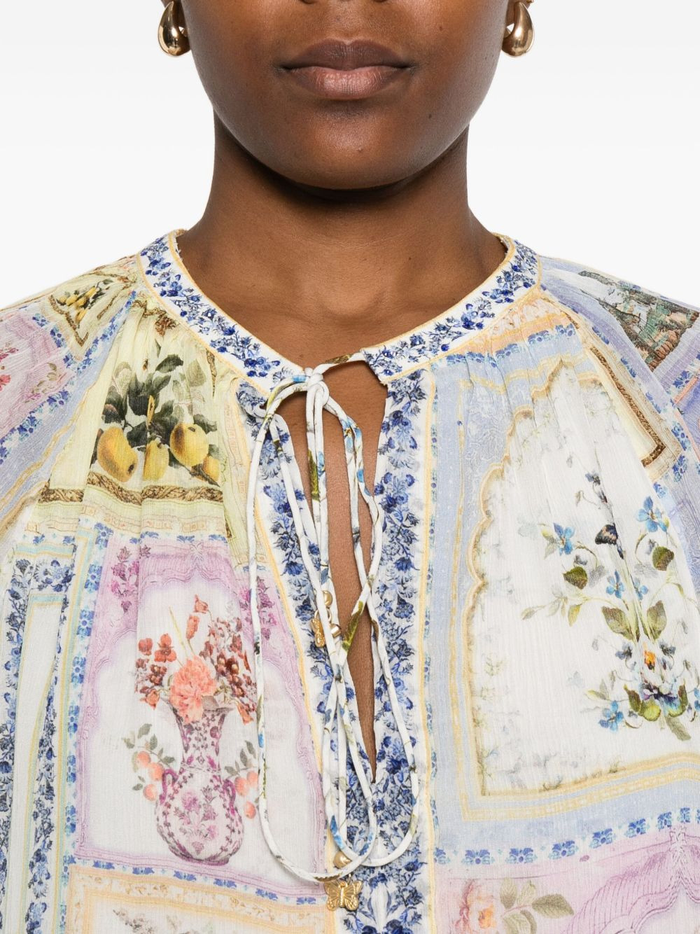 Botanical Ballads floral-print tiered dress - 5