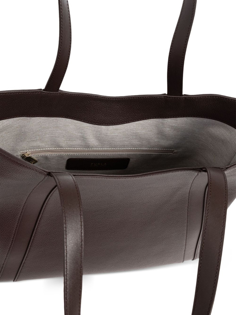 leather clasp tote bag 4