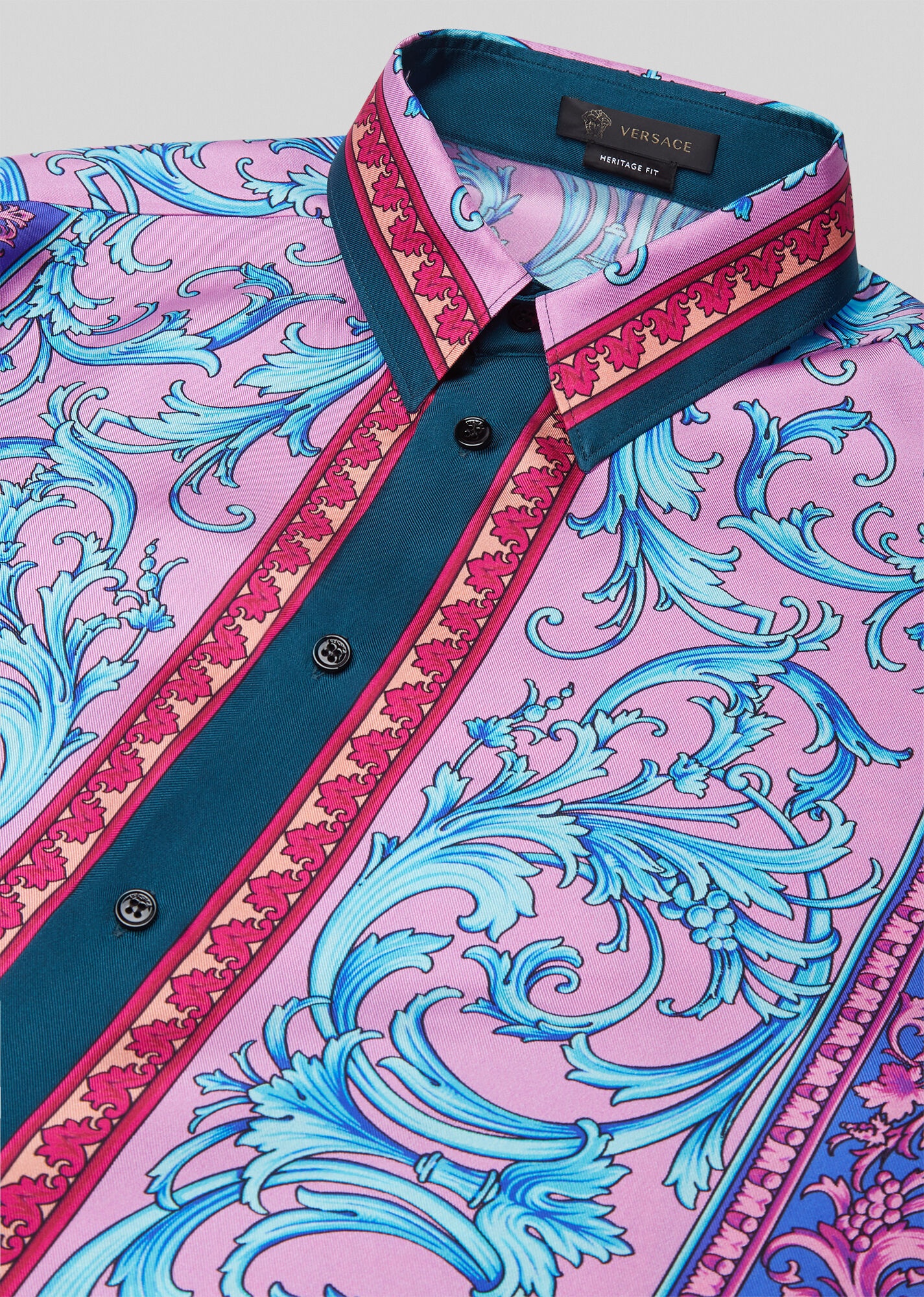 Le Pop Classique Print Silk Twill Shirt - 6