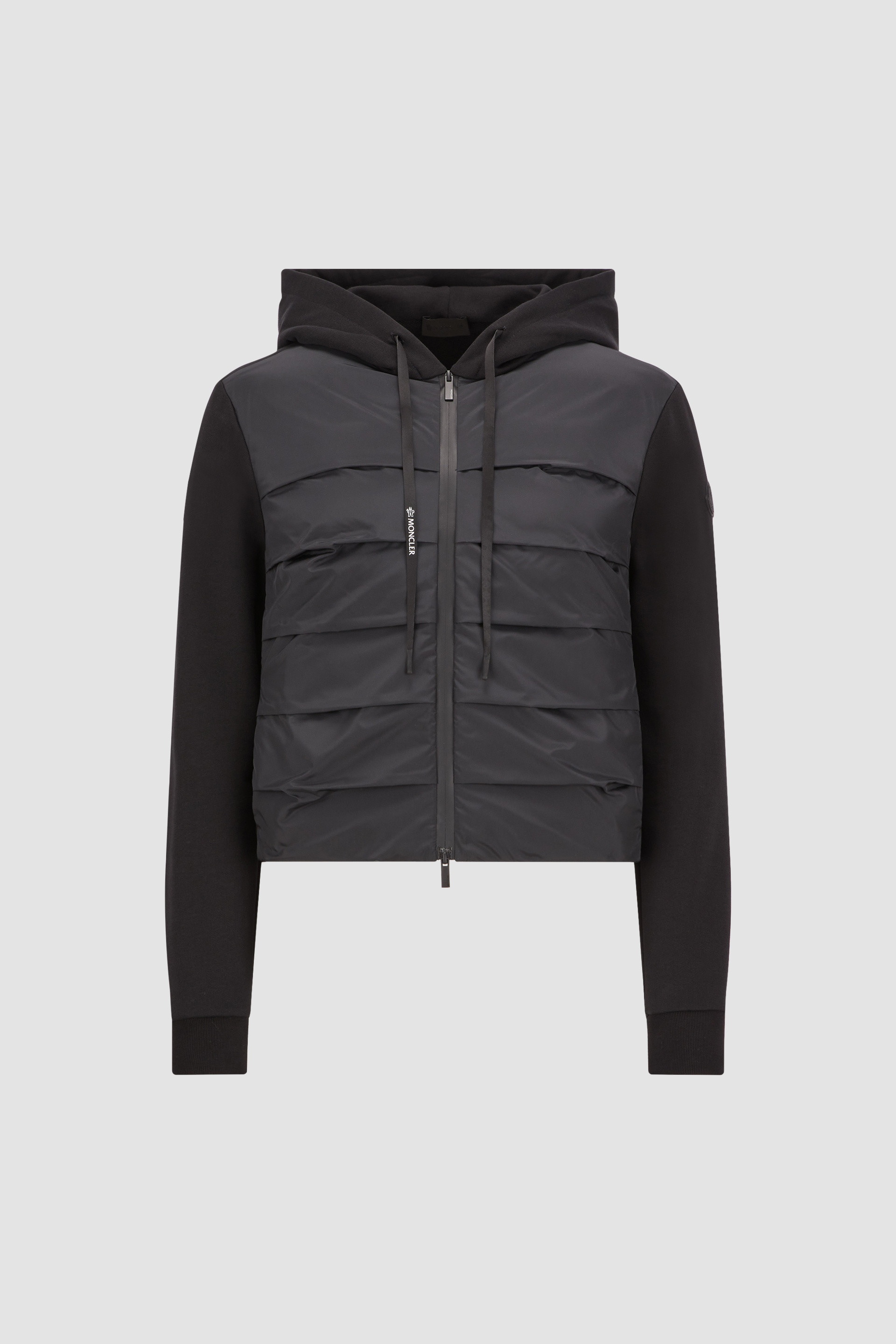 【希少】 MONCLER Cotton zip-up hoodie フーディ コットン Moncler - Logo zip-up cotton hoodie Moncler