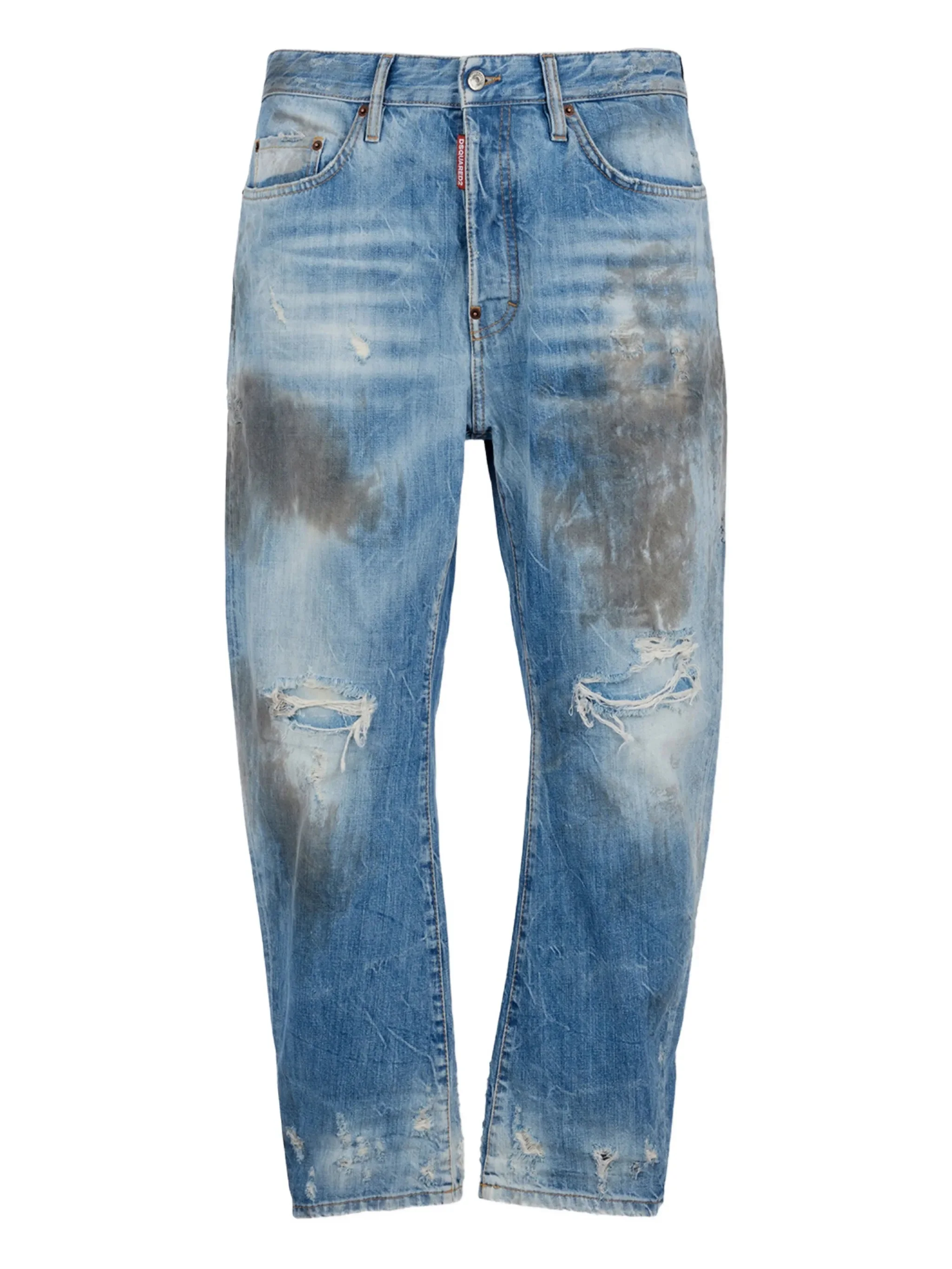 Dsquared2 Light Dirty Ripped Trousers - 1