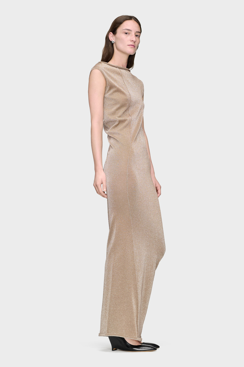 Metallic Knit Maxi Dress 3