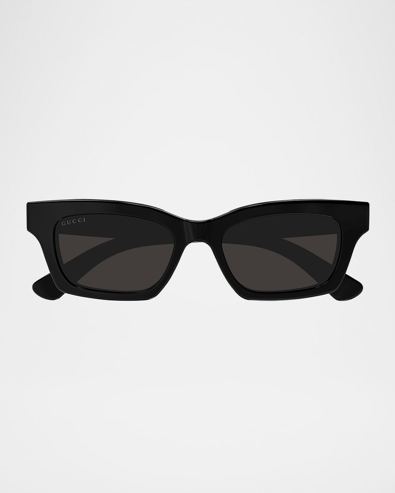 Logo Rectangular Cat-Eye Sunglasses 1