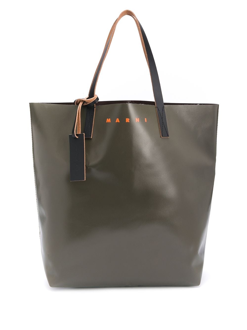 two-tone tote bag - 1