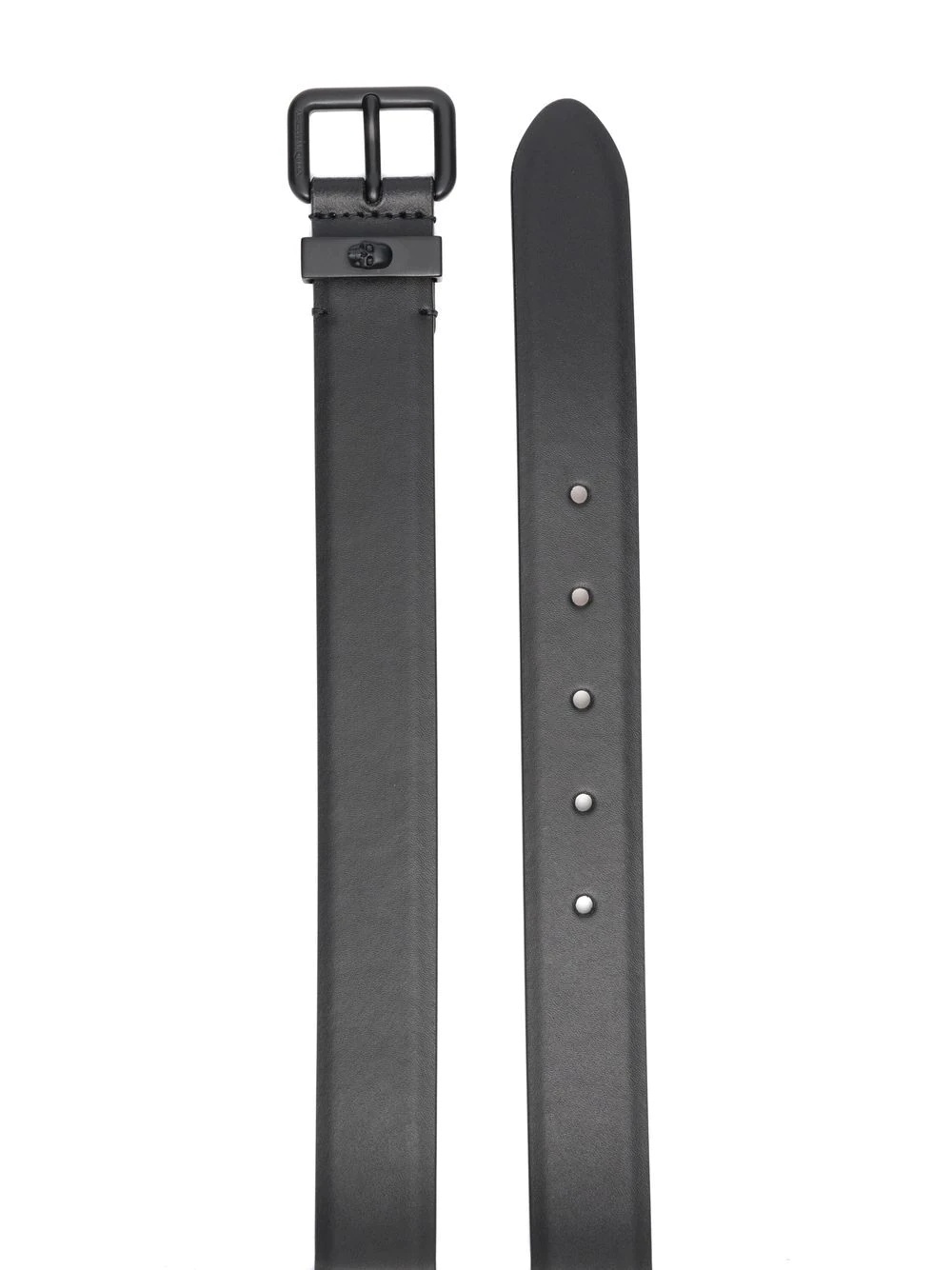 leather buckle belt - 2