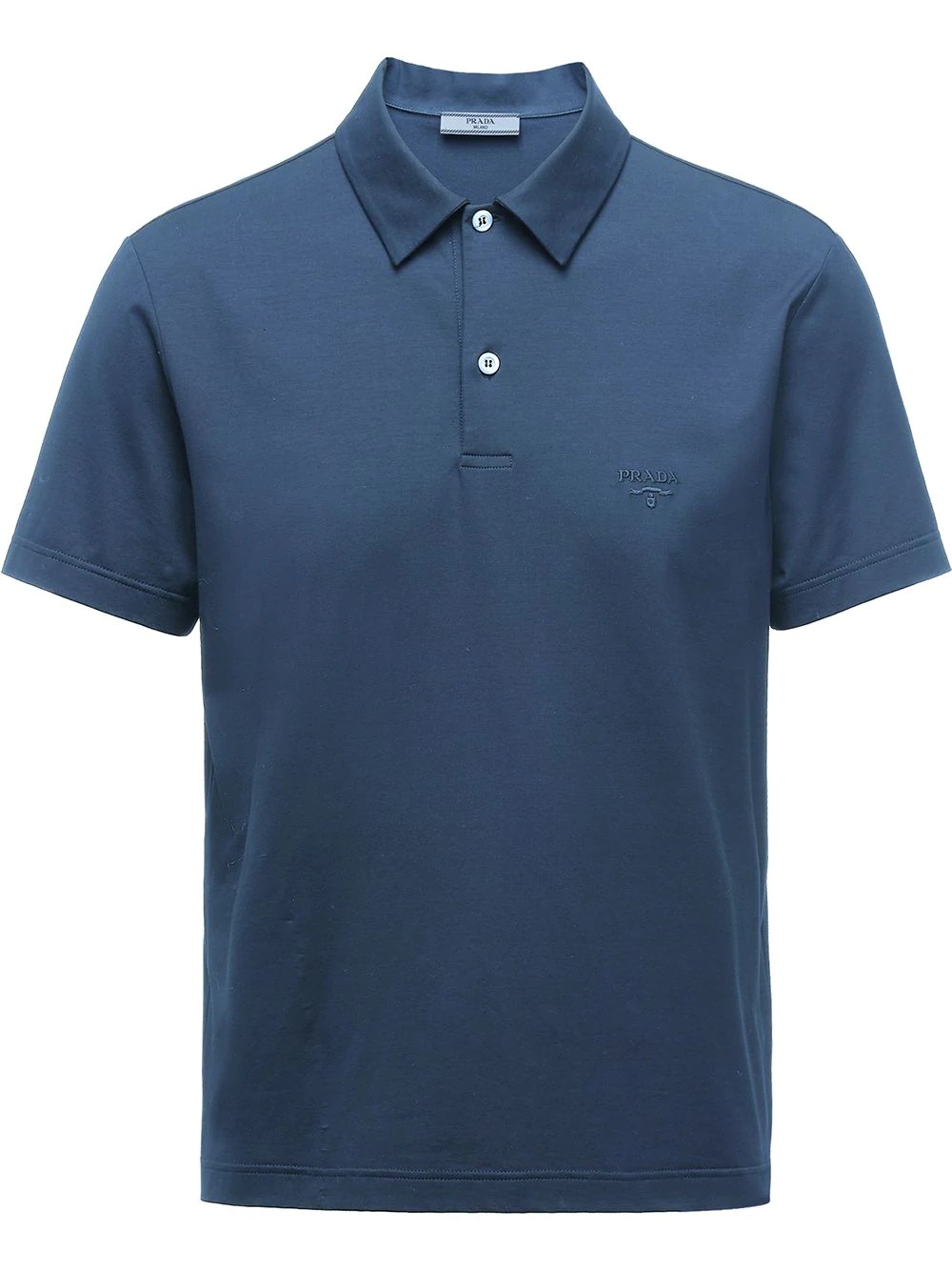 embroidered logo polo shirt - 1