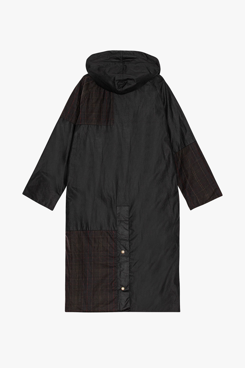 GANNI GANNI X BARBOUR BURGHLEY WAX JACKET outlook