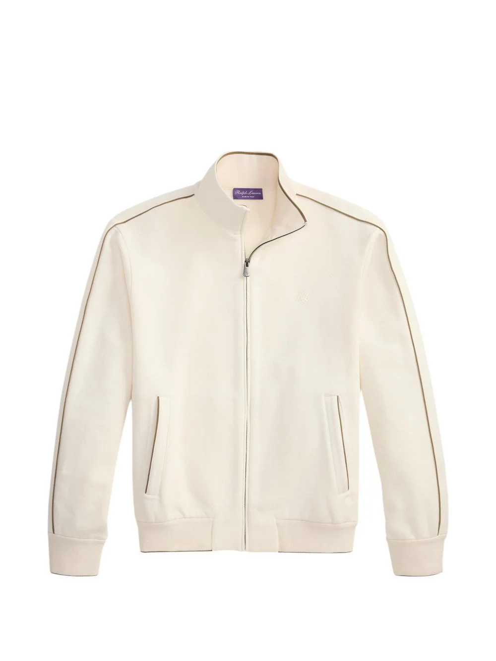 logo zipped jacket - 1