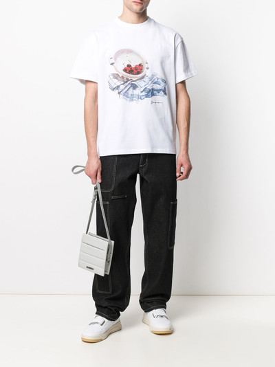 JACQUEMUS graphic print short-sleeved T-shirt outlook