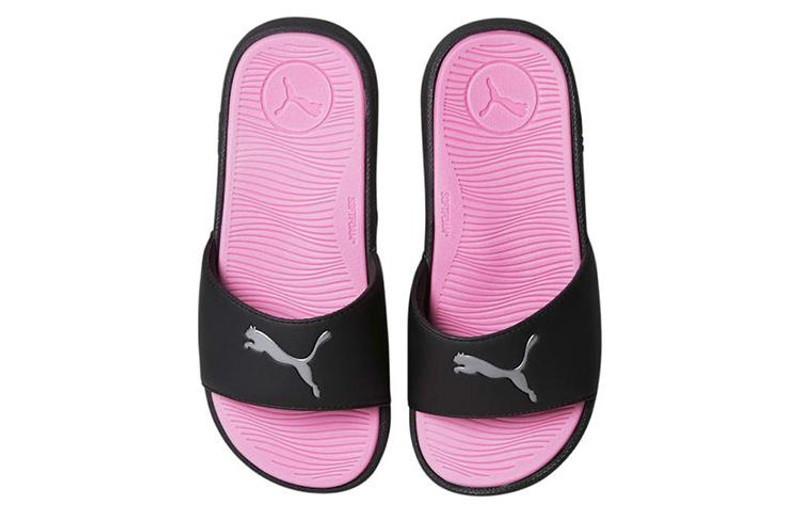 (WMNS) PUMA Cool Cat 2.0 Slides 'Black Fair Aqua' 390963-05 3