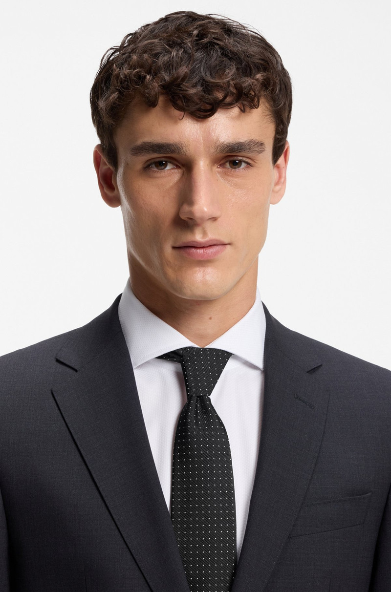 BOSS JACQUARD-DOT TIE IN A SILK BLEND outlook