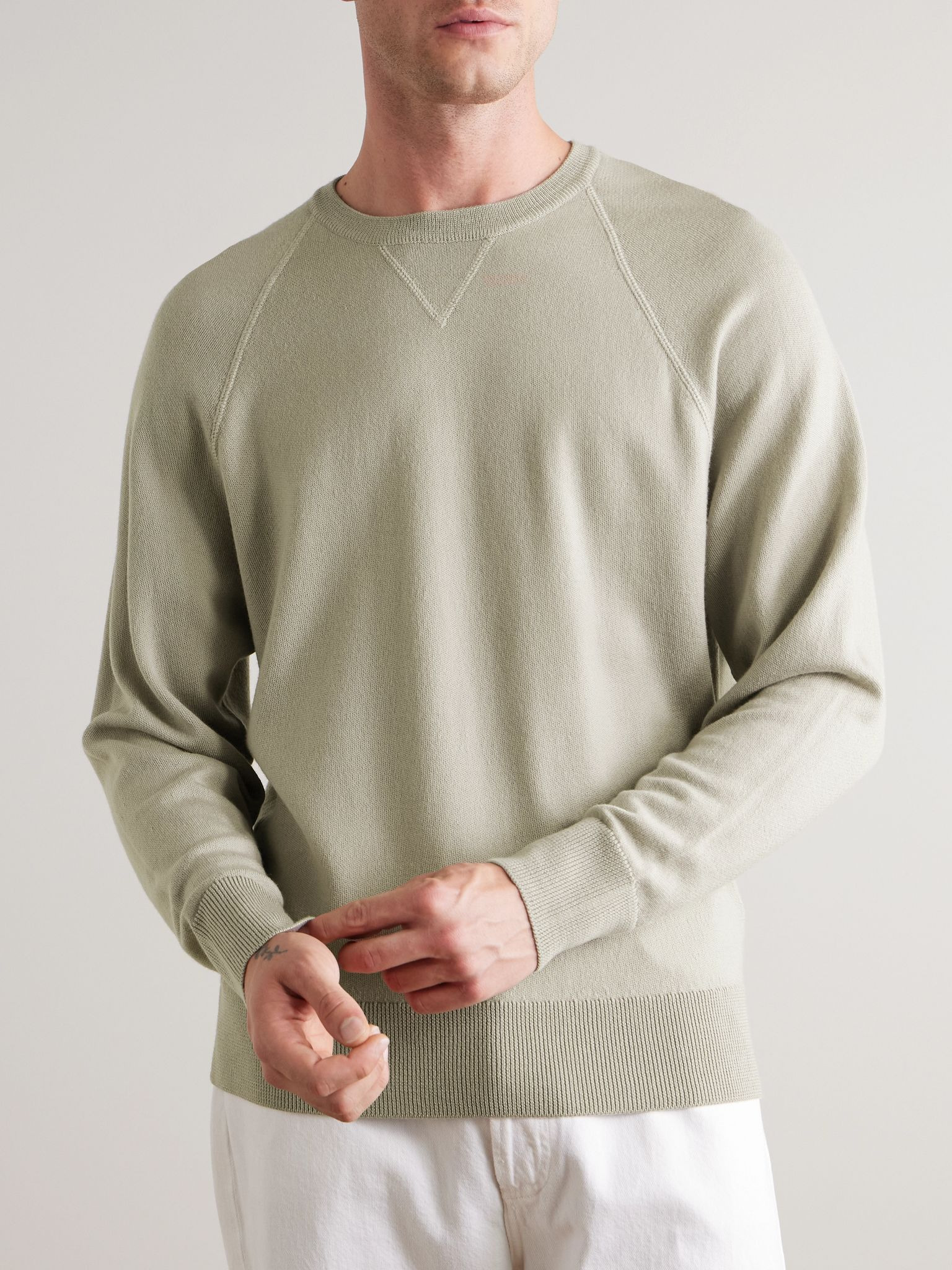 Merino Wool Sweater Ecru - 3