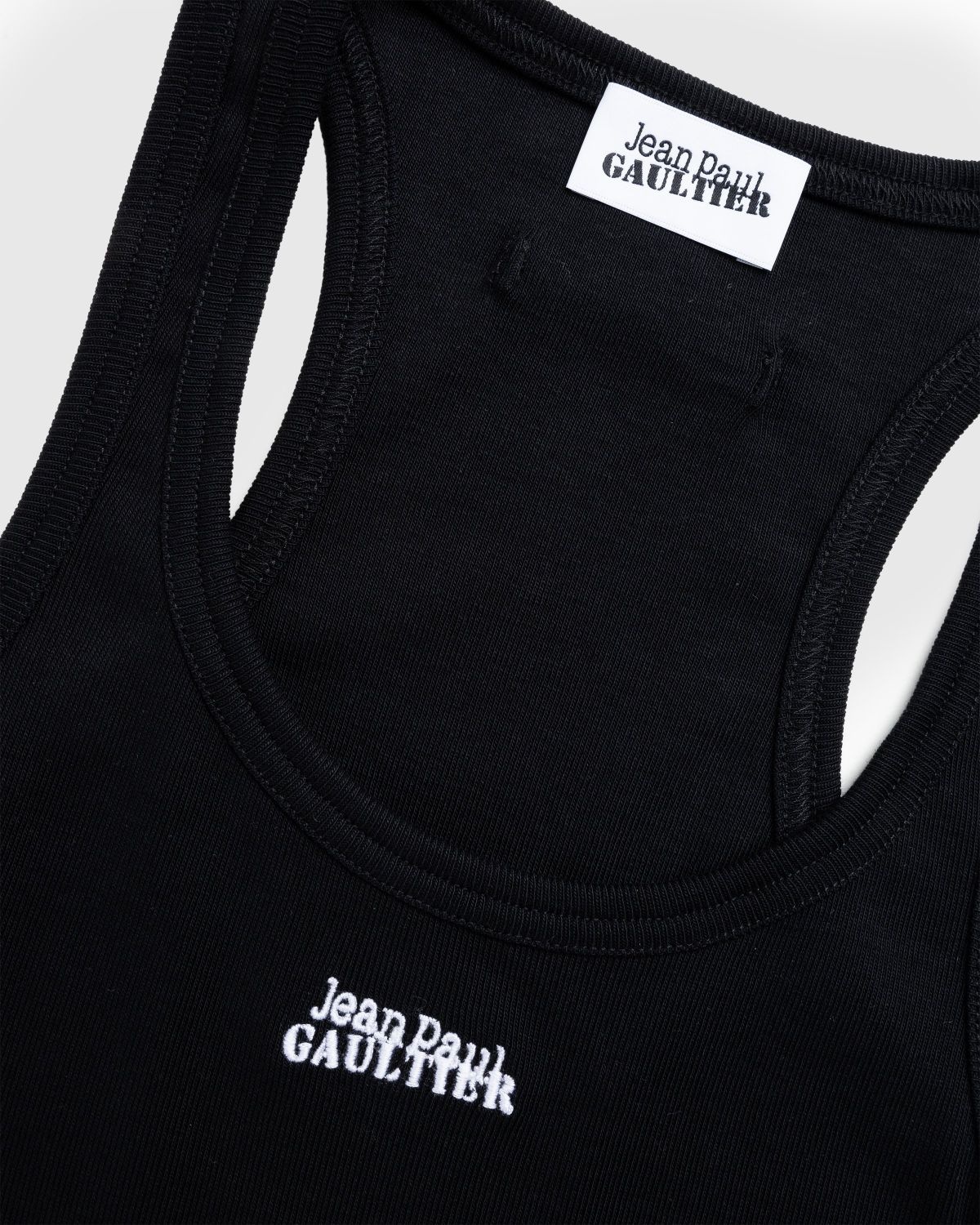 Jean Paul Gaultier – Tanktop With Laced Side Details Black - 6
