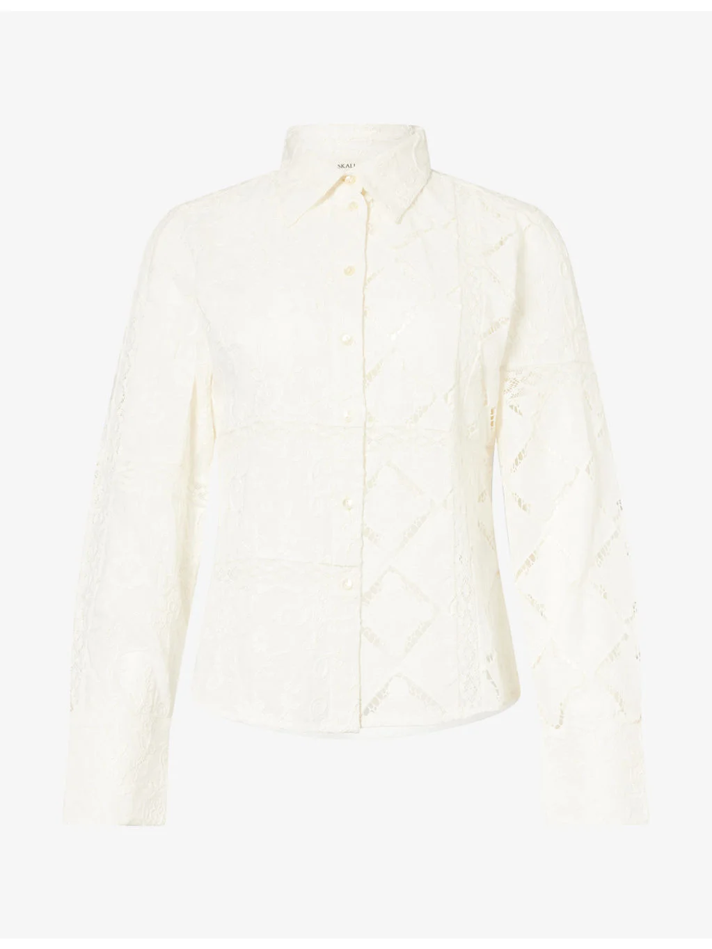 Fauna Floral-Embroidered Cotton Shirt - 1