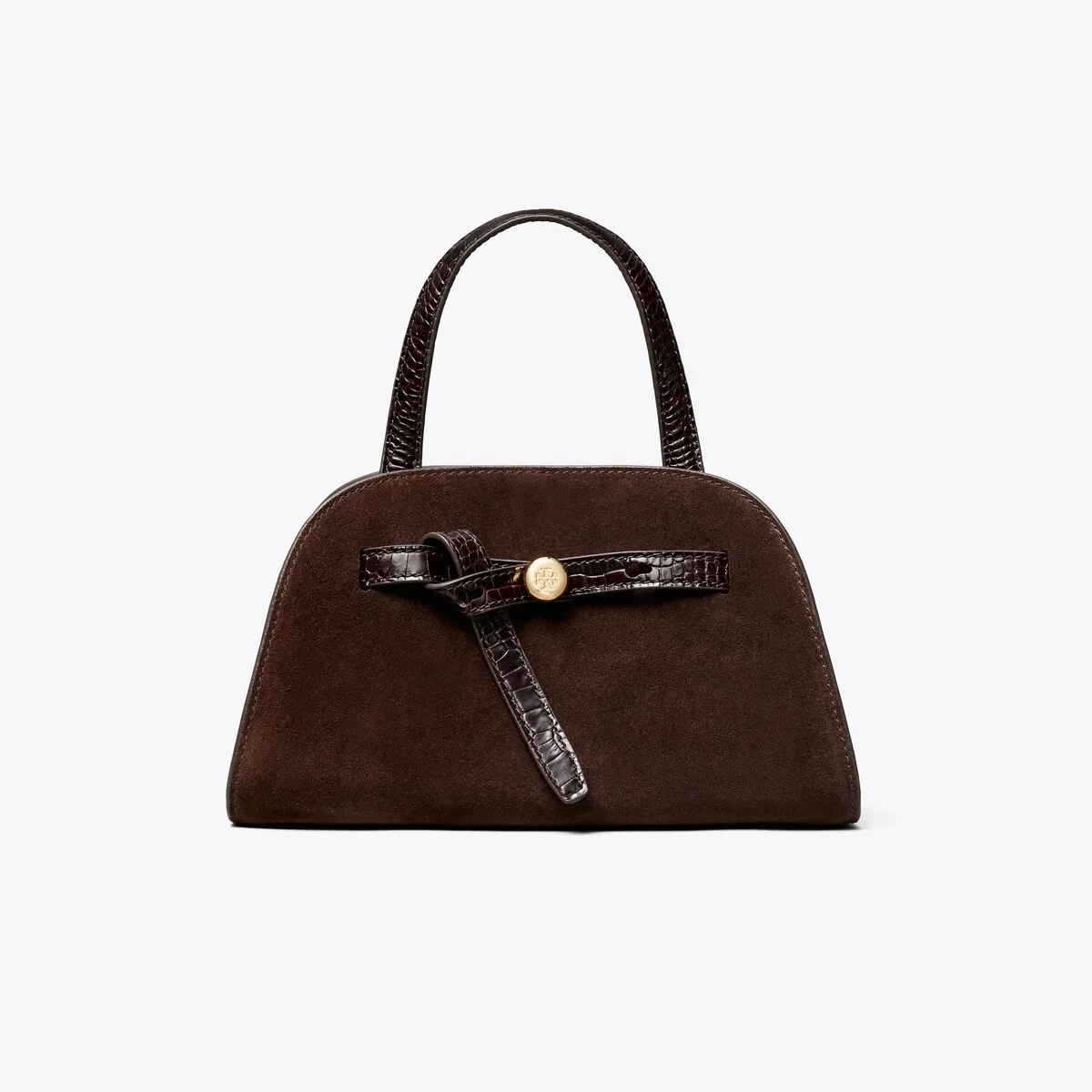 Small Romy Suede Bauletto - 1