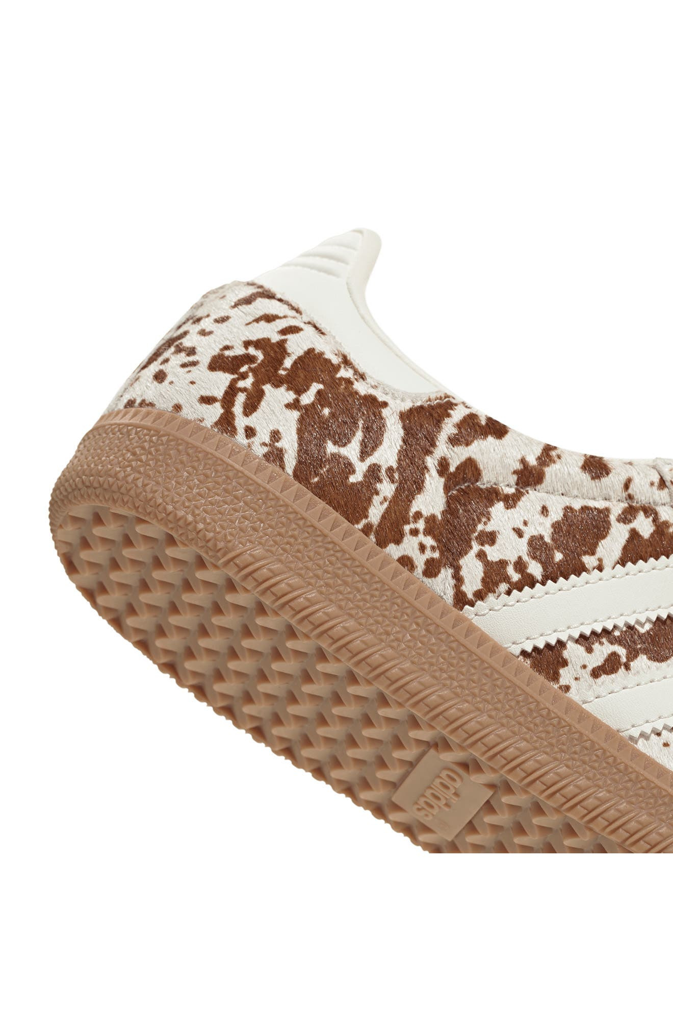 adidas Samba LT Genuine Calf Hair Sneaker in Off White/Lucid Pink/Gum at Nordstrom - 8