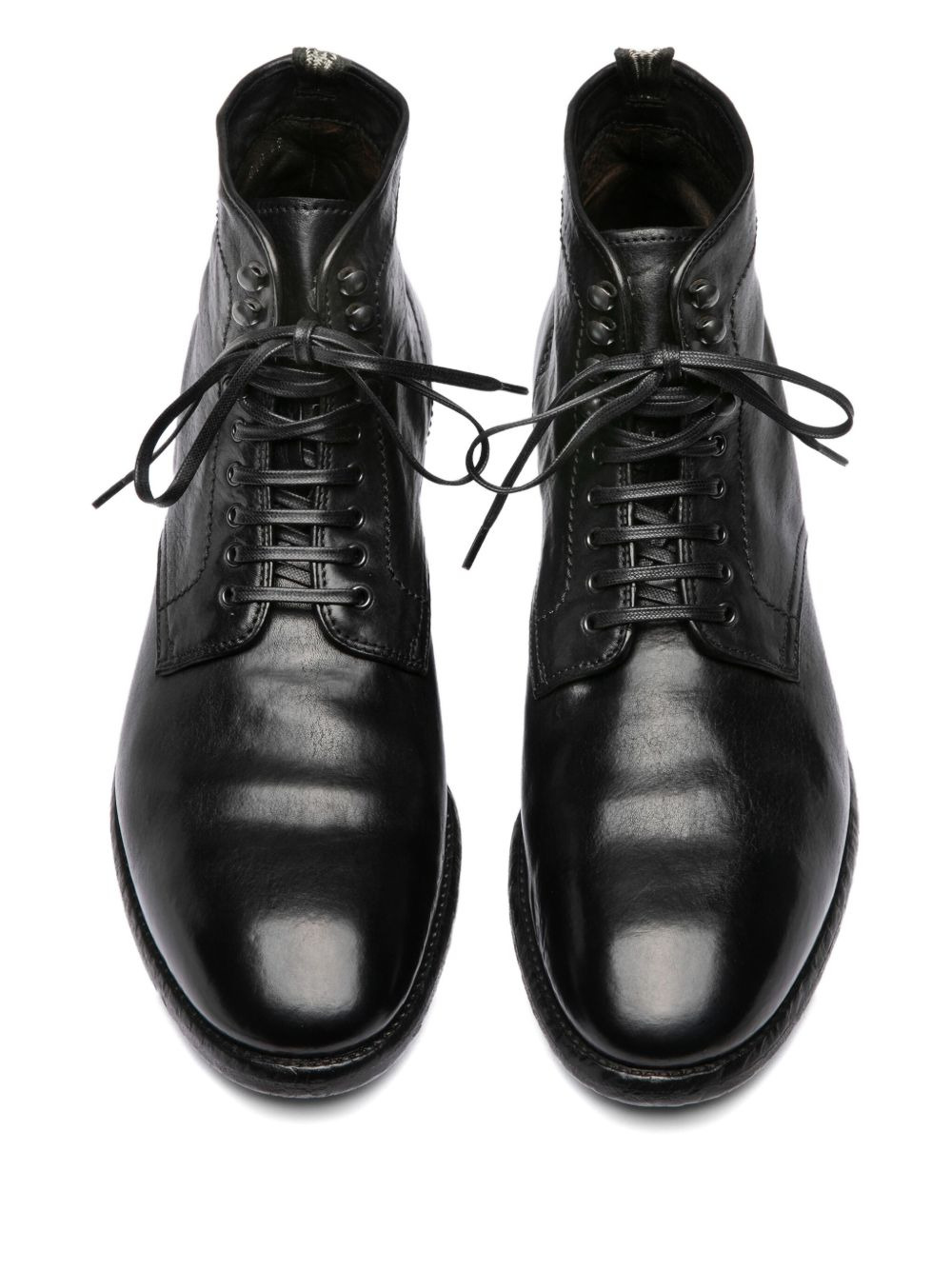 Prince lace-up leather boots - 5