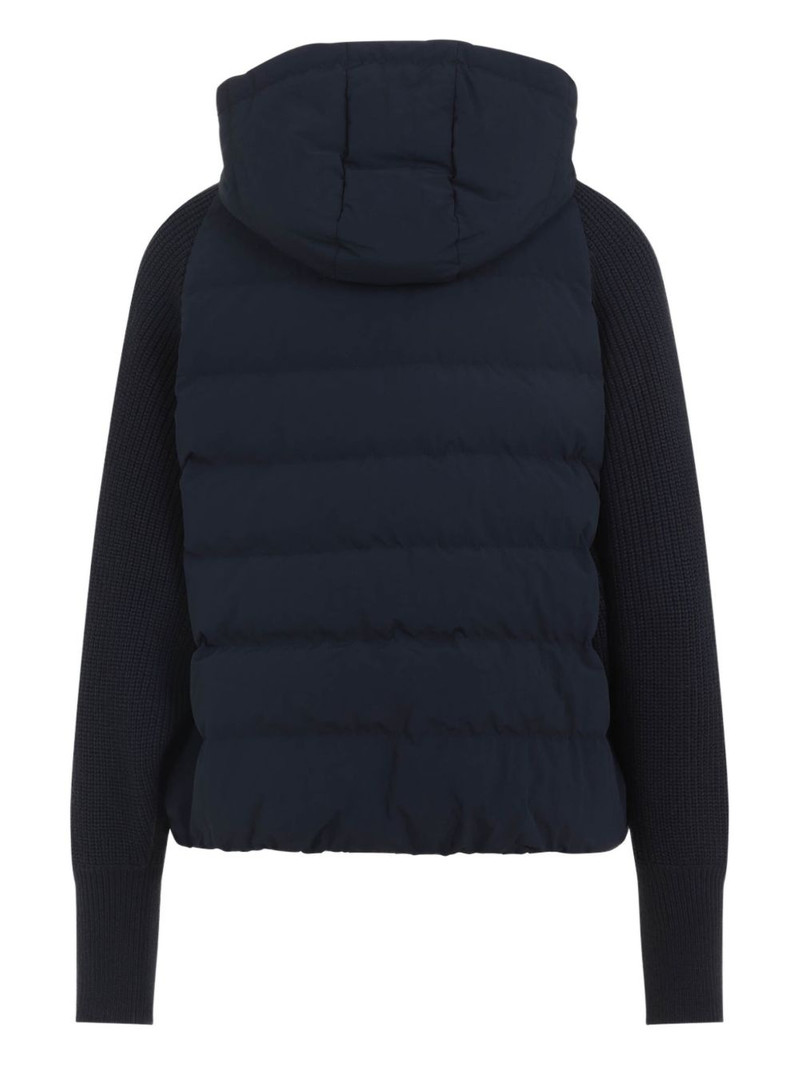 Brunello Cucinelli padded hooded jacket outlook