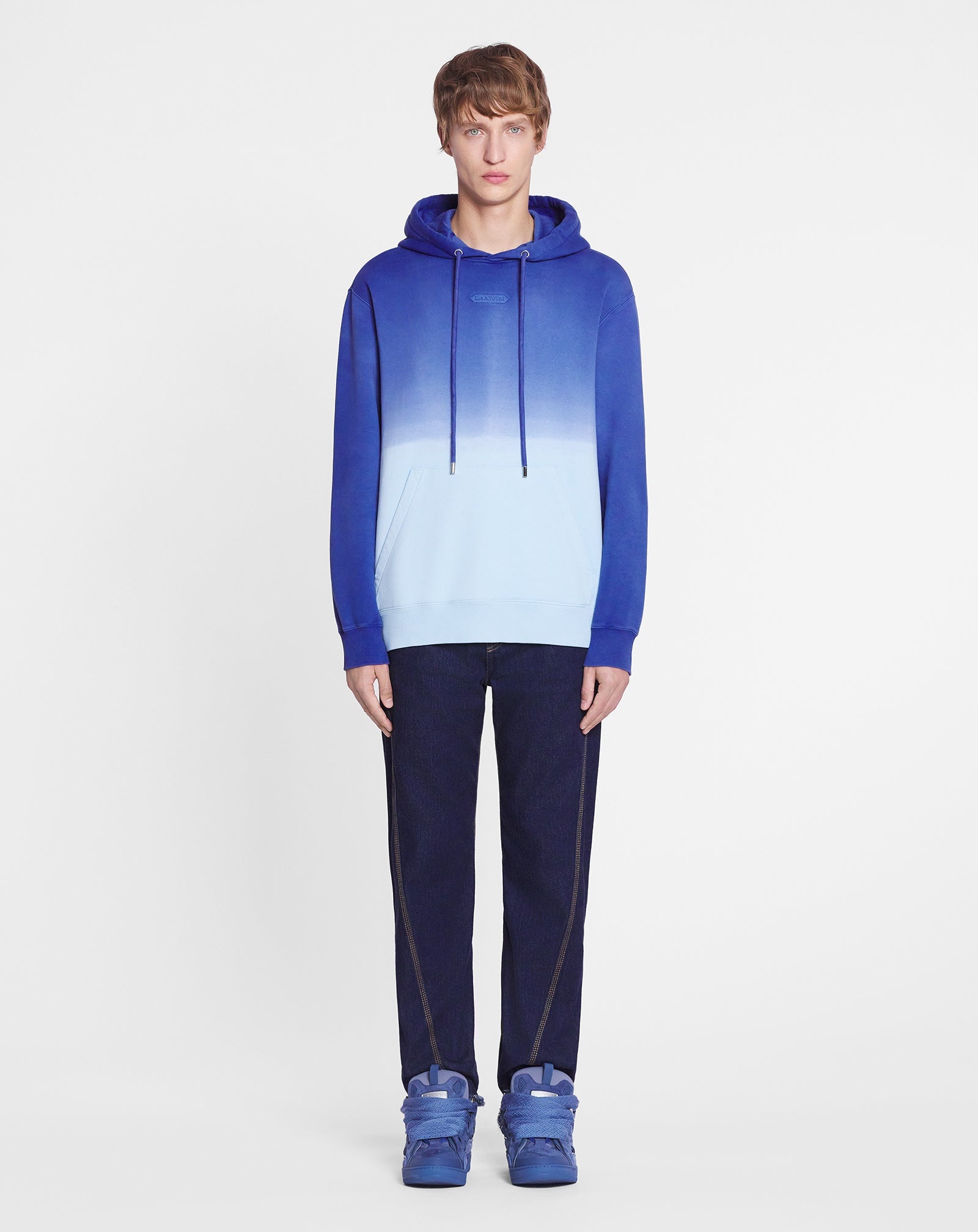 OVERSIZED HOODIE WITH A GRADIENT EFFECT - 2