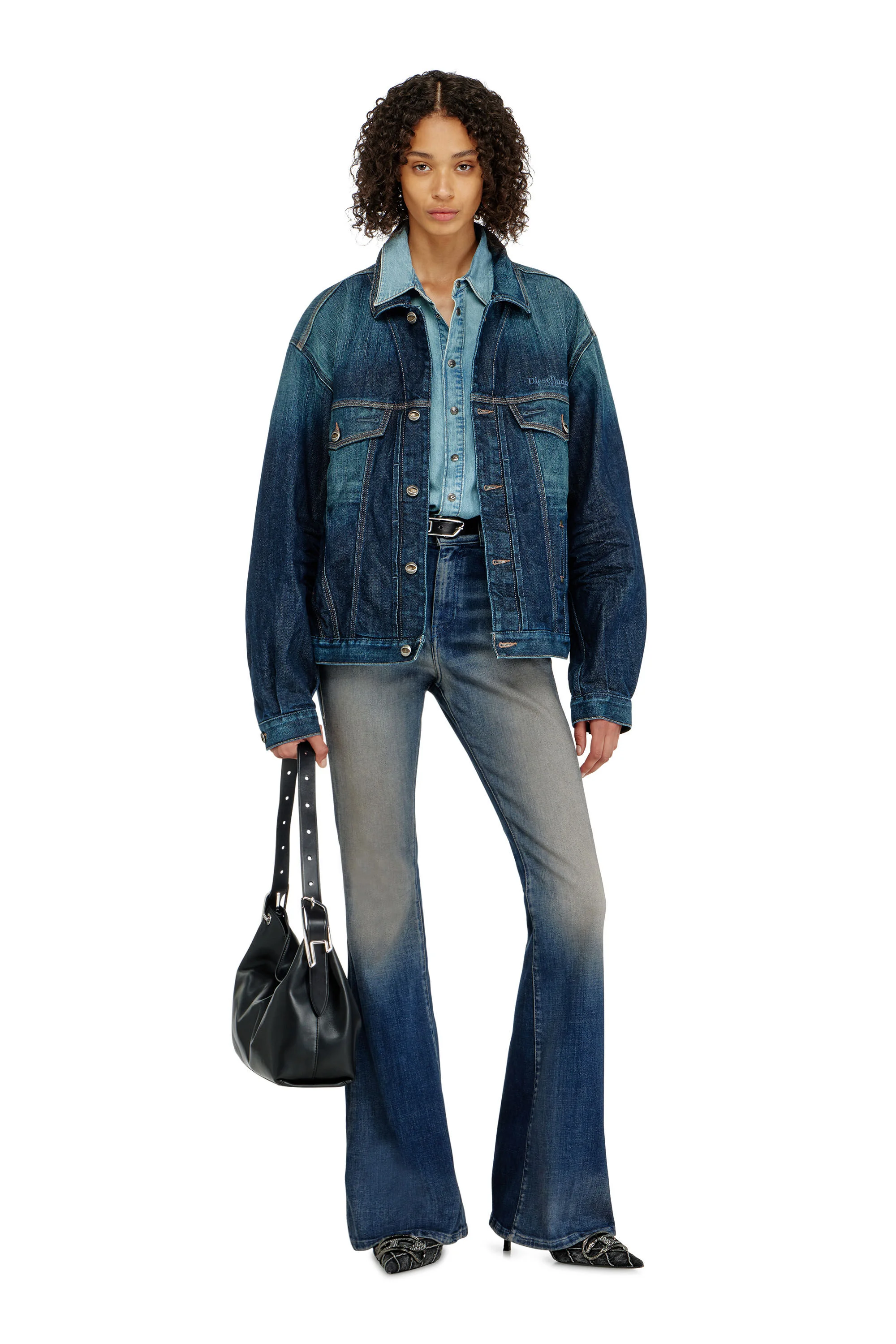 BOOTCUT JEANS HIGH WAIST 1973 D-PARTT - 1