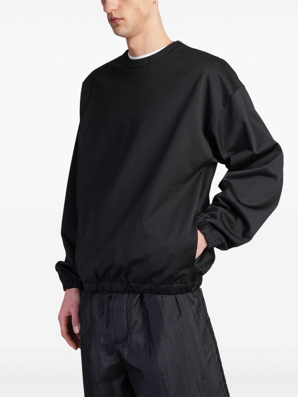 zip-detailing sweatshirt - 3