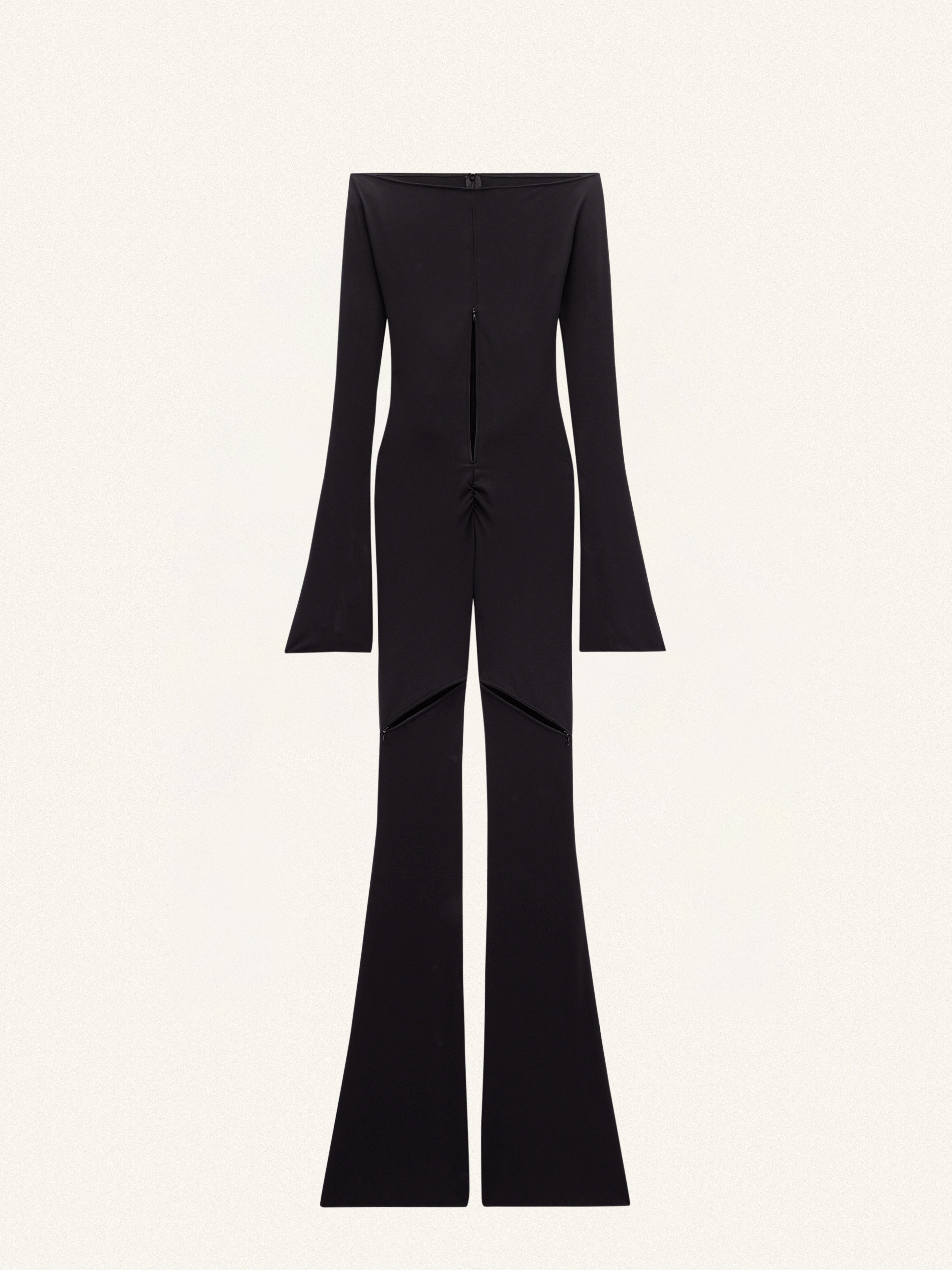 ELLIPSE ZIPPED CREPE JERSEY ALLOVER - 2